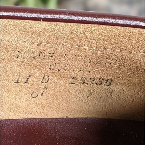 G.H. BASS & CO. Weejuns Whitney Loafers Wine Leather - Size 11 D main image 6